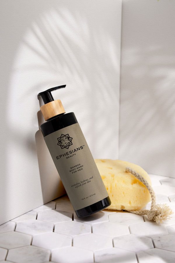 Bamboo Body Wash for Men, 16oz.